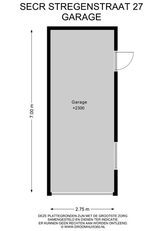 Floorplan - Secr Stregenstraat 27, 6171 LH Stein